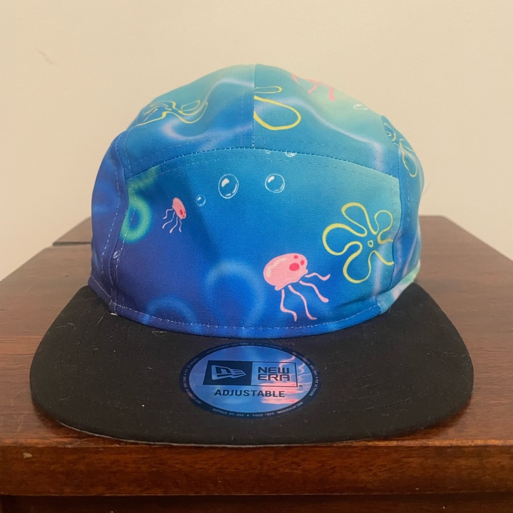 New Era Adjustable SpongeBob SquarePants Camper Cap - Picture 2 of 5